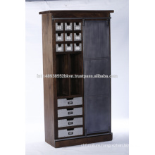 Industrial Wooden Bedroom Furniture Wardrobe Cabinet
